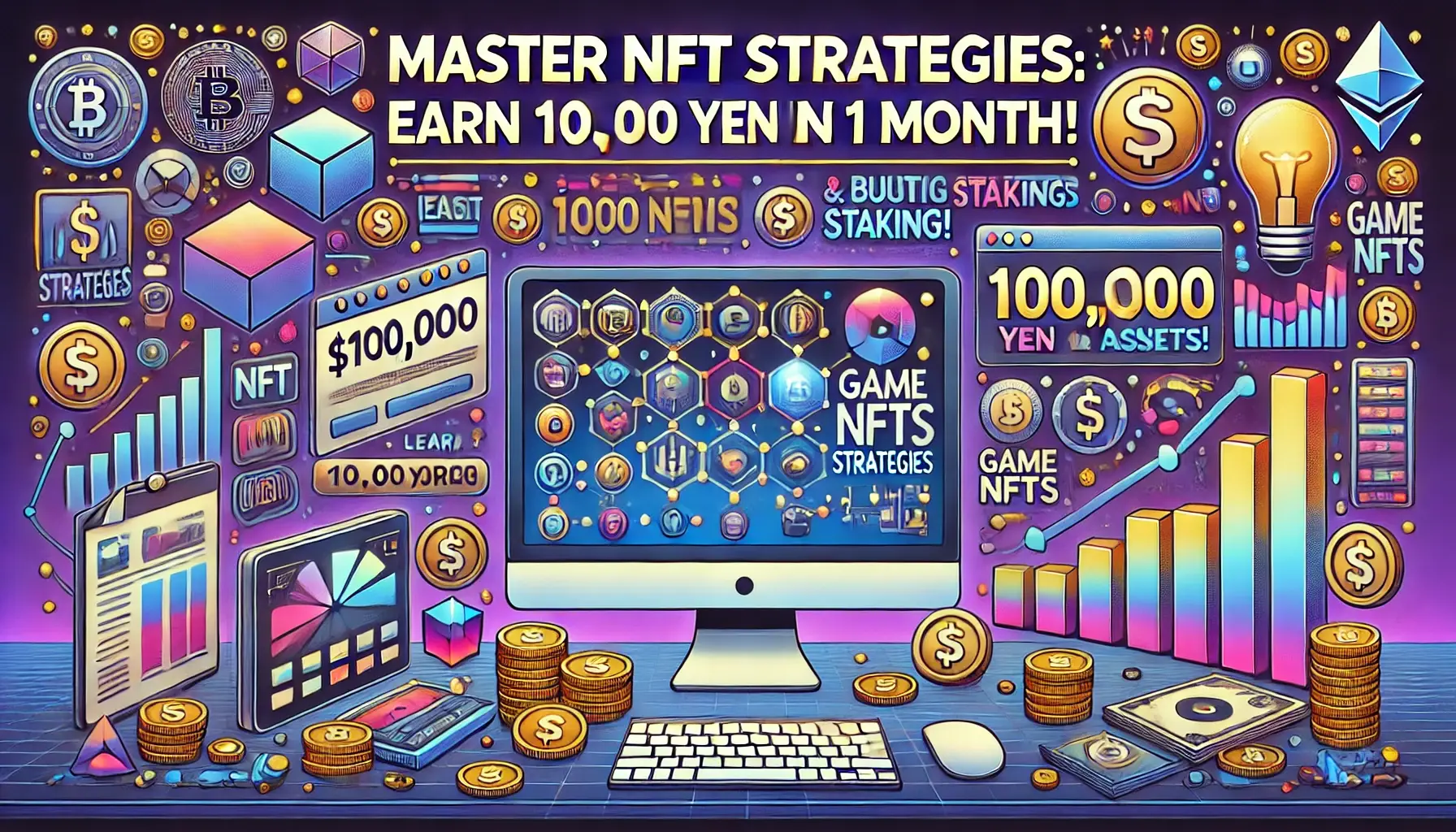 最新NFT戦略を学んで1か月で収入アップ！初心者向けの資産形成実践講座